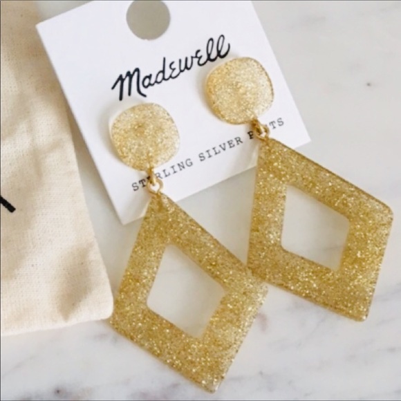 Madewell Diamond-Shaped Statement Earrings - Picture 2 of 8